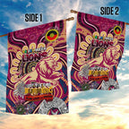 Brisbane Lions NAIDOC Week 2024 Garden Flag Mascot Football
