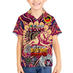 Custom Brisbane Lions NAIDOC Week 2024 Hawaiian Shirt Mascot Football