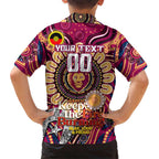 Custom Brisbane Lions NAIDOC Week 2024 Hawaiian Shirt Mascot Football