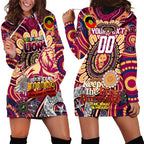 Custom Brisbane Lions NAIDOC Week 2024 Hoodie Dress Mascot Football