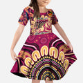 Custom Brisbane Lions NAIDOC Week 2024 Kid Short Sleeve Dress Mascot Football