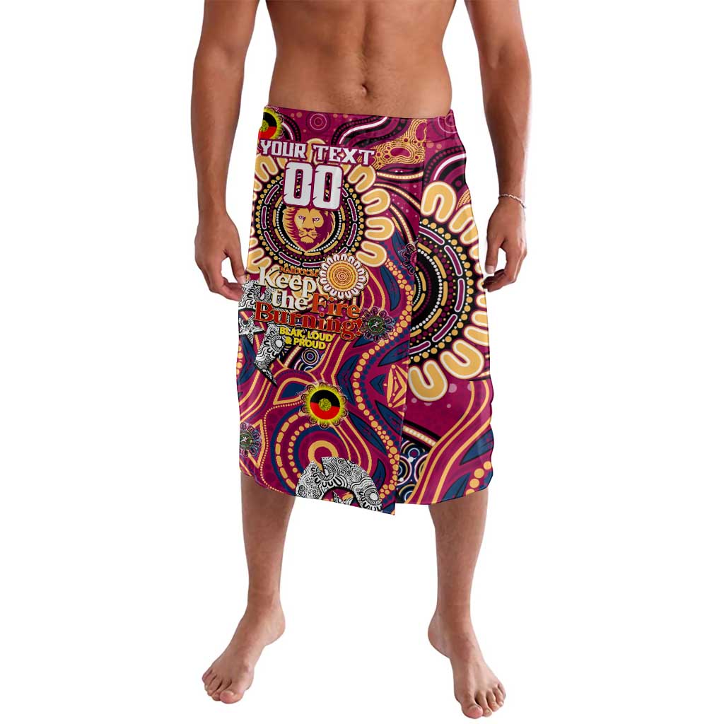 Custom Brisbane Lions NAIDOC Week 2024 Lavalava Mascot Football