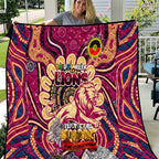 Brisbane Lions NAIDOC Week 2024 Quilt Mascot Football