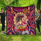 Brisbane Lions NAIDOC Week 2024 Quilt Mascot Football