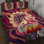 Brisbane Lions NAIDOC Week 2024 Quilt Bed Set Mascot Football