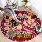 Brisbane Lions NAIDOC Week 2024 Round Carpet Mascot Football