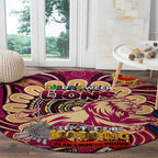 Brisbane Lions NAIDOC Week 2024 Round Carpet Mascot Football