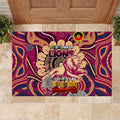 Brisbane Lions NAIDOC Week 2024 Rubber Doormat Mascot Football