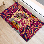 Brisbane Lions NAIDOC Week 2024 Rubber Doormat Mascot Football