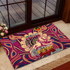 Brisbane Lions NAIDOC Week 2024 Rubber Doormat Mascot Football