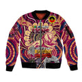 Custom Brisbane Lions NAIDOC Week 2024 Sleeve Zip Bomber Jacket Mascot Football