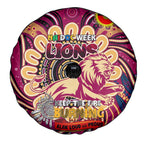 Brisbane Lions NAIDOC Week 2024 Spare Tire Cover Mascot Football