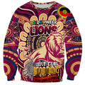 Custom Brisbane Lions NAIDOC Week 2024 Sweatshirt Mascot Football