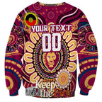 Custom Brisbane Lions NAIDOC Week 2024 Sweatshirt Mascot Football