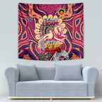 Brisbane Lions NAIDOC Week 2024 Tapestry Mascot Football