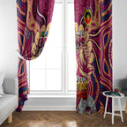 Brisbane Lions NAIDOC Week 2024 Window Curtain Mascot Football