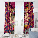 Brisbane Lions NAIDOC Week 2024 Window Curtain Mascot Football