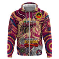 Custom Brisbane Lions NAIDOC Week 2024 Zip Hoodie Mascot Football