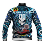 Custom Carlton Blues NAIDOC Week 2024 Baseball Jacket Mascot Football