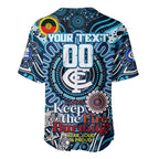 Custom Carlton Blues NAIDOC Week 2024 Baseball Jersey Mascot Football