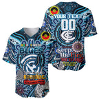 Custom Carlton Blues NAIDOC Week 2024 Baseball Jersey Mascot Football