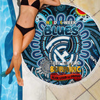 Carlton Blues NAIDOC Week 2024 Beach Blanket Mascot Football