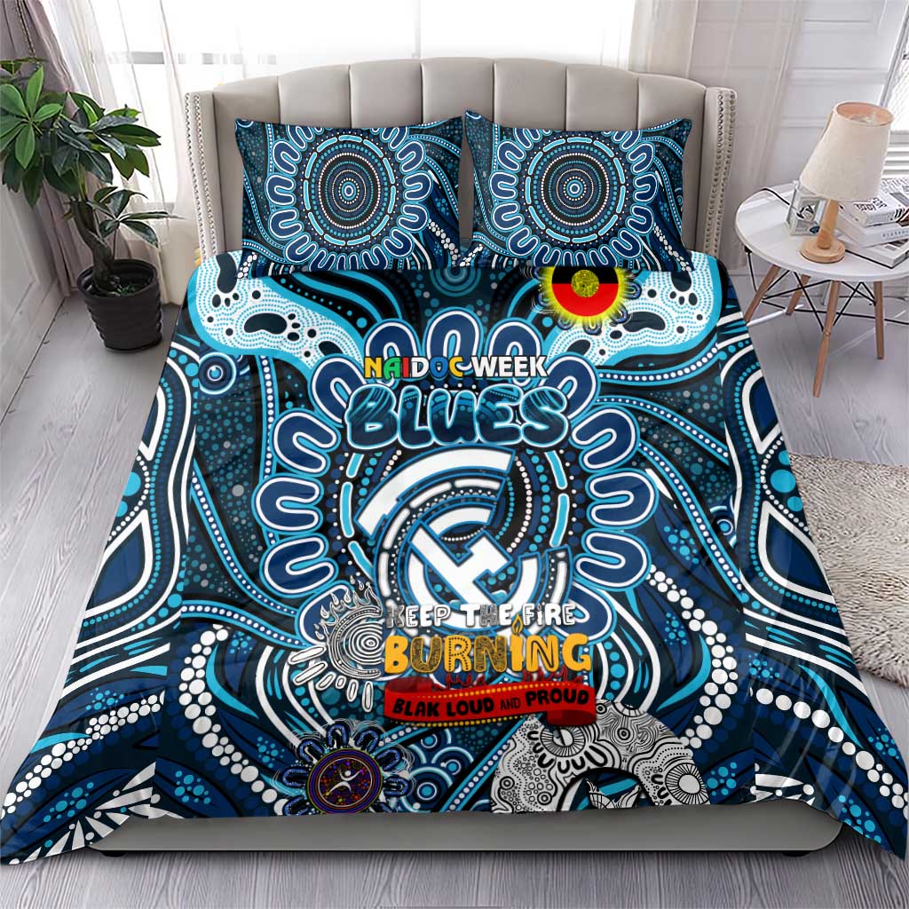 Carlton Blues NAIDOC Week 2024 Bedding Set Mascot Football