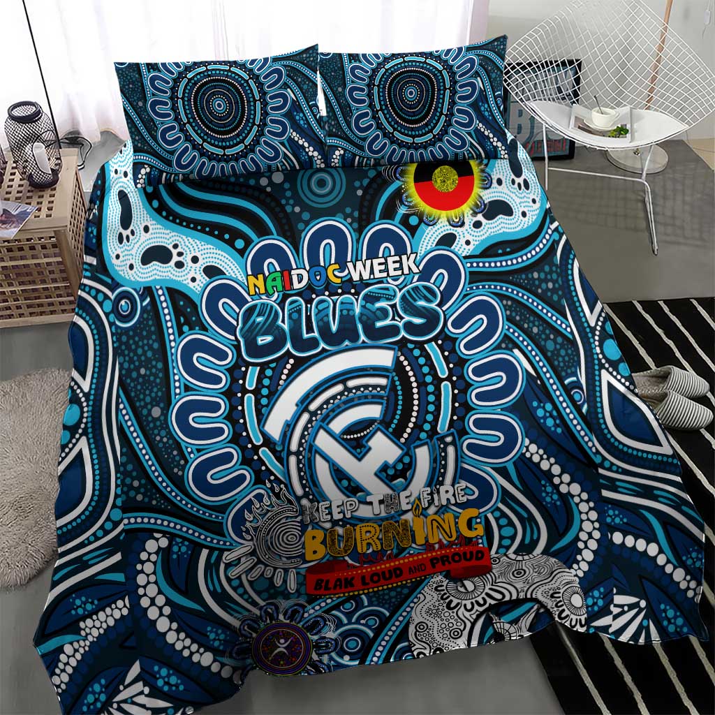 Carlton Blues NAIDOC Week 2024 Bedding Set Mascot Football