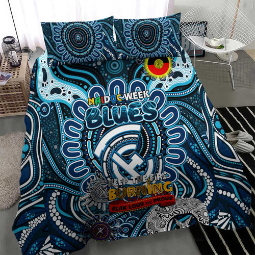Carlton Blues NAIDOC Week 2024 Bedding Set Mascot Football