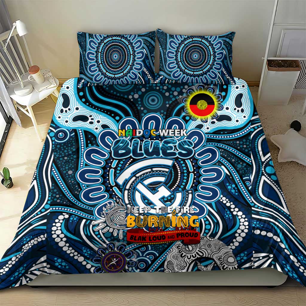 Carlton Blues NAIDOC Week 2024 Bedding Set Mascot Football