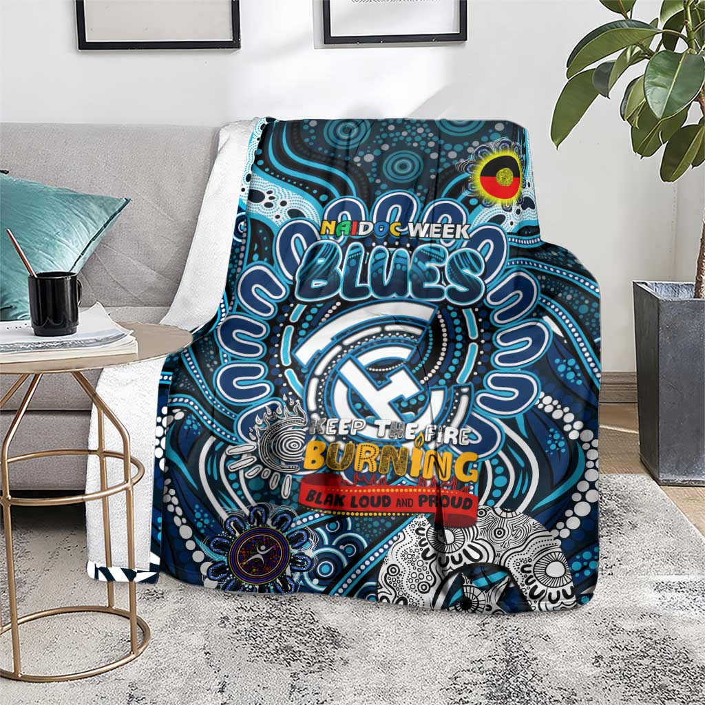 Carlton Blues NAIDOC Week 2024 Blanket Mascot Football