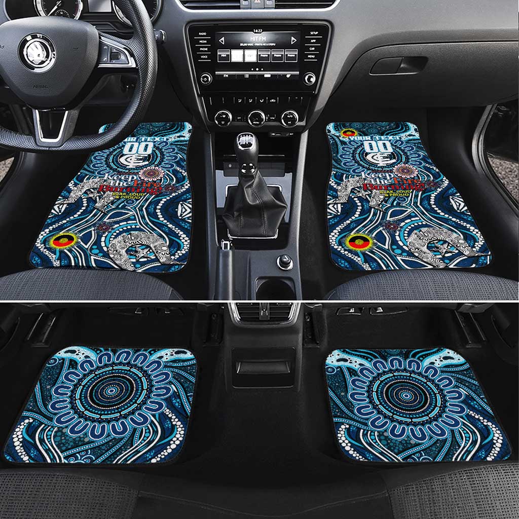 Carlton Blues NAIDOC Week 2024 Car Mats Mascot Football