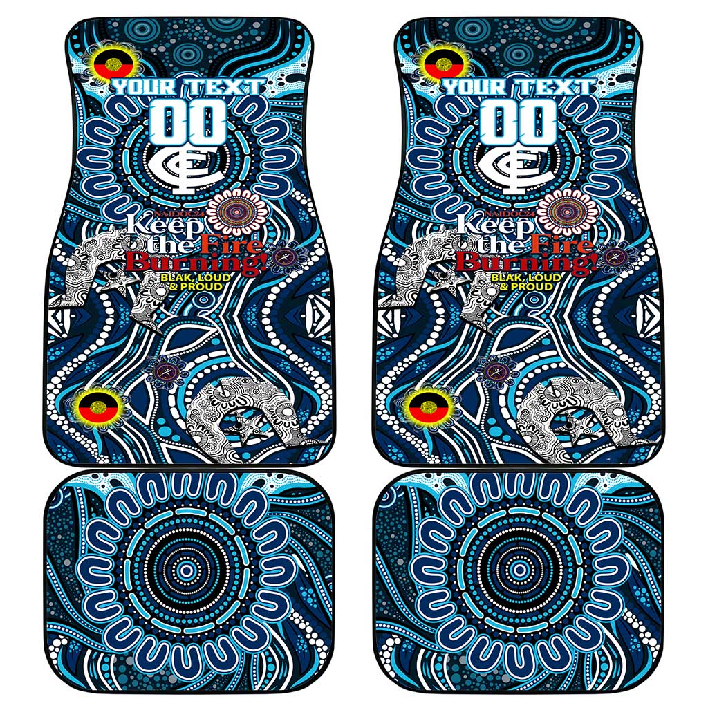 Carlton Blues NAIDOC Week 2024 Car Mats Mascot Football