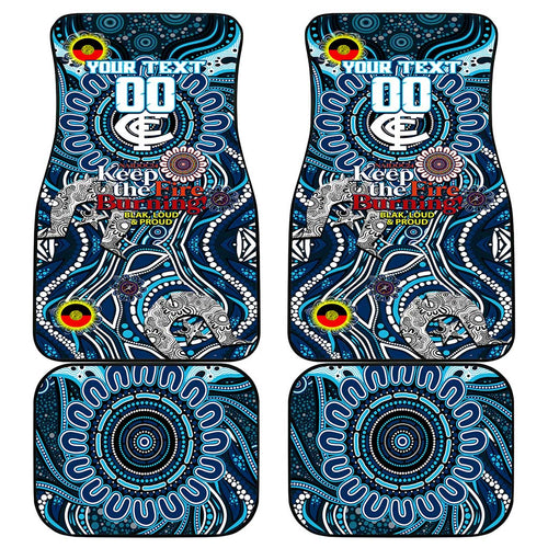 Carlton Blues NAIDOC Week 2024 Car Mats Mascot Football