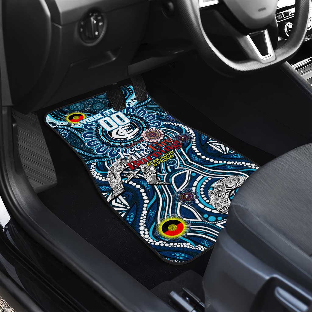 Carlton Blues NAIDOC Week 2024 Car Mats Mascot Football