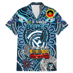 Custom Carlton Blues NAIDOC Week 2024 Family Matching Mermaid Dress and Hawaiian Shirt Mascot Football