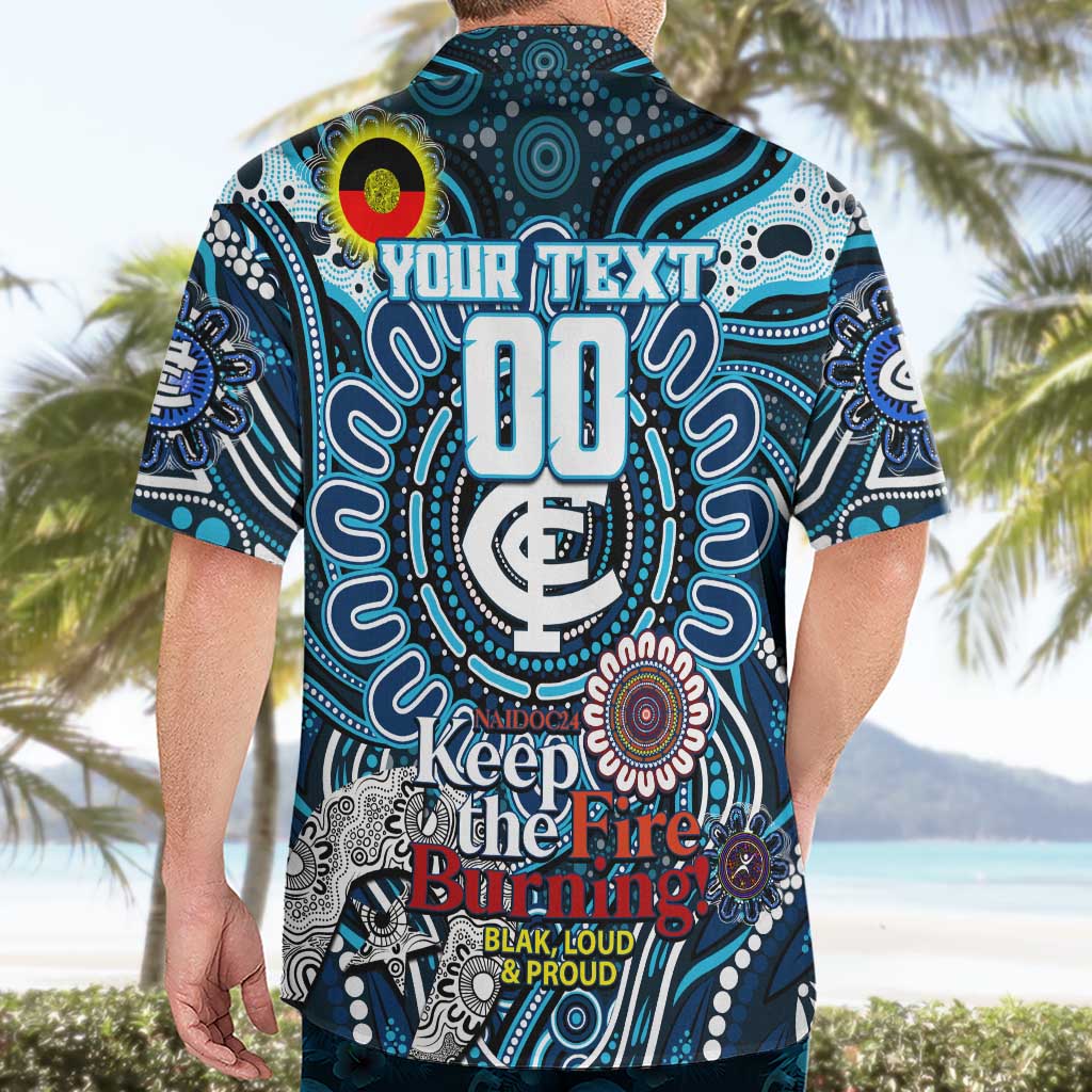 Custom Carlton Blues NAIDOC Week 2024 Hawaiian Shirt Mascot Football