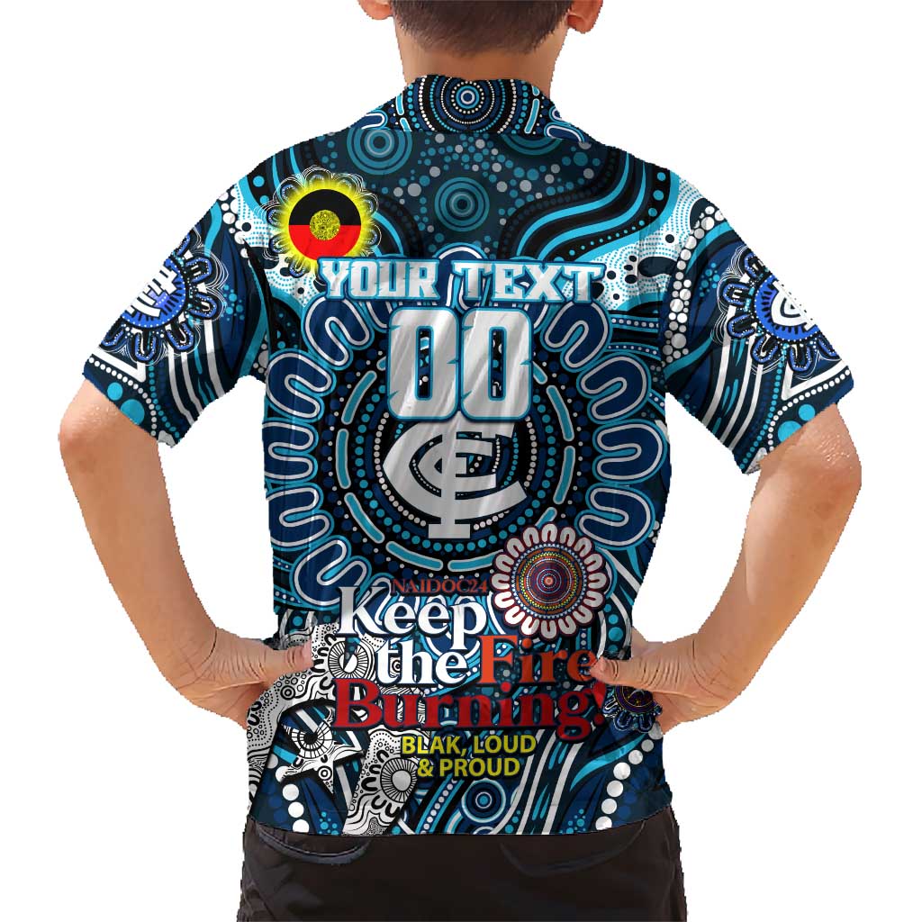Custom Carlton Blues NAIDOC Week 2024 Hawaiian Shirt Mascot Football