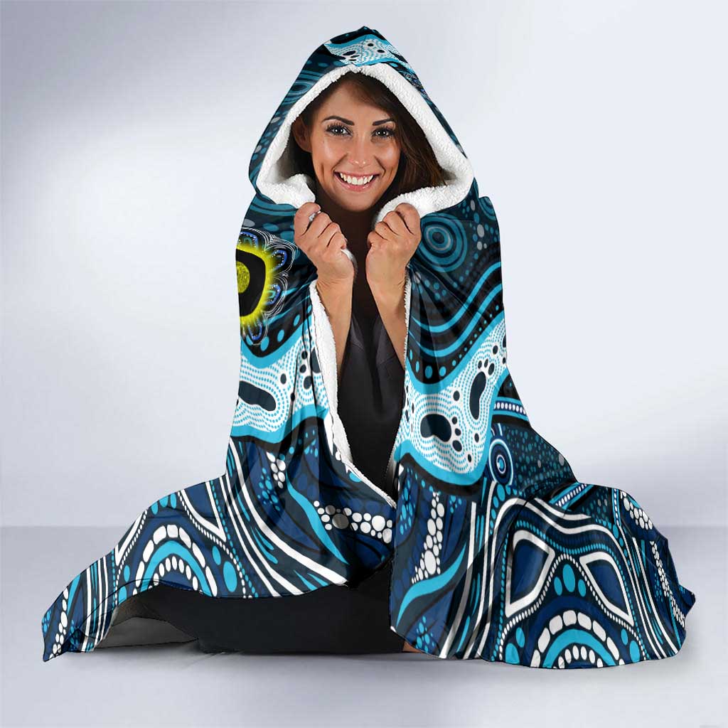 Carlton Blues NAIDOC Week 2024 Hooded Blanket Mascot Football