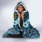 Carlton Blues NAIDOC Week 2024 Hooded Blanket Mascot Football