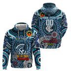 Custom Carlton Blues NAIDOC Week 2024 Hoodie Mascot Football