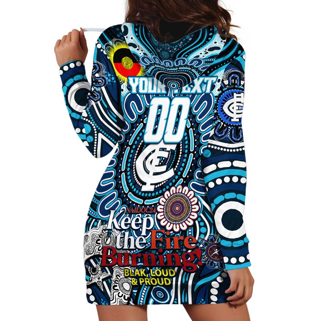 Custom Carlton Blues NAIDOC Week 2024 Hoodie Dress Mascot Football