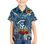 Custom Carlton Blues NAIDOC Week 2024 Kid Hawaiian Shirt Mascot Football