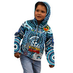 Custom Carlton Blues NAIDOC Week 2024 Kid Hoodie Mascot Football