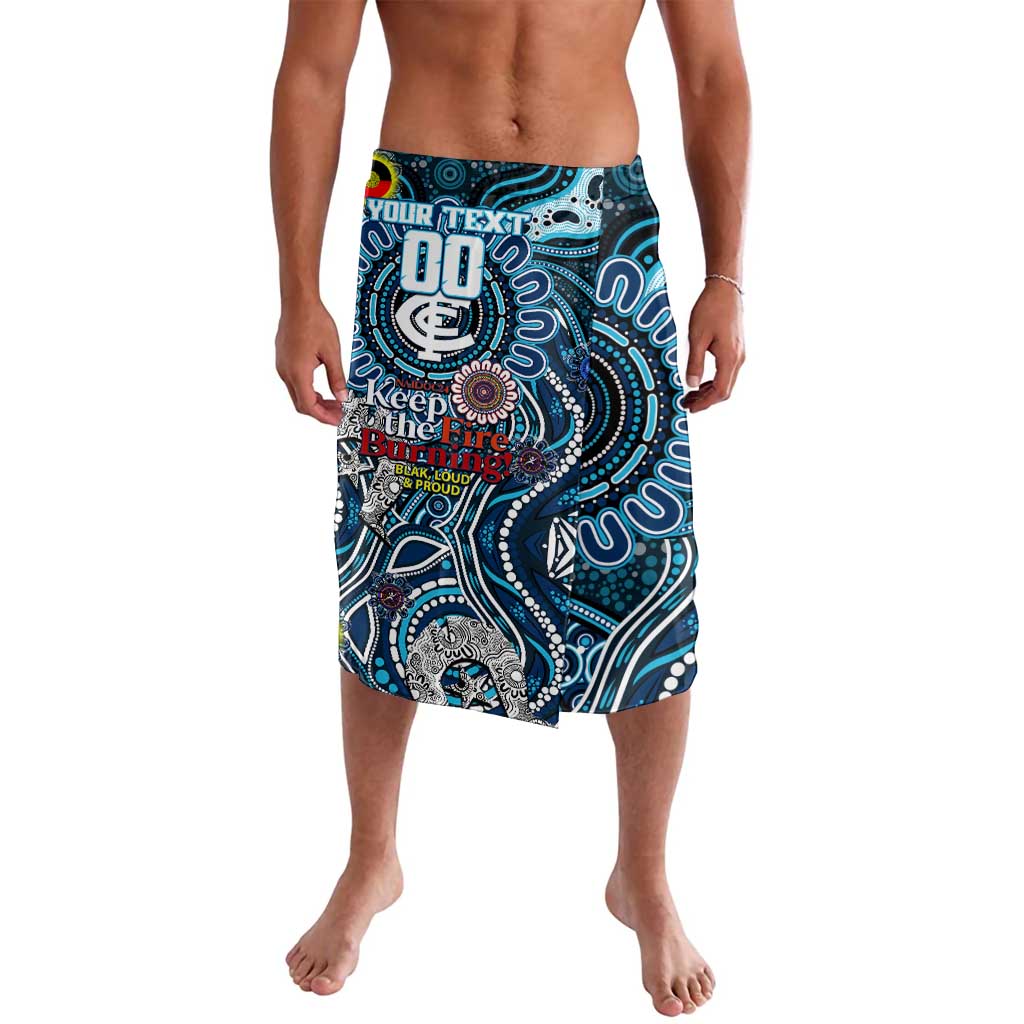 Custom Carlton Blues NAIDOC Week 2024 Lavalava Mascot Football