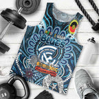 Custom Carlton Blues NAIDOC Week 2024 Men Tank Top Mascot Football