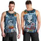 Custom Carlton Blues NAIDOC Week 2024 Men Tank Top Mascot Football