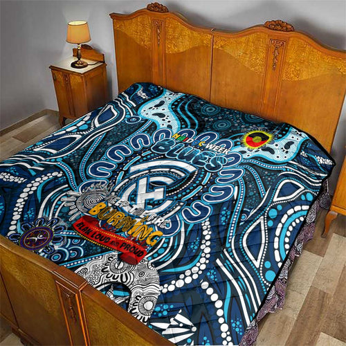 Carlton Blues NAIDOC Week 2024 Quilt Mascot Football