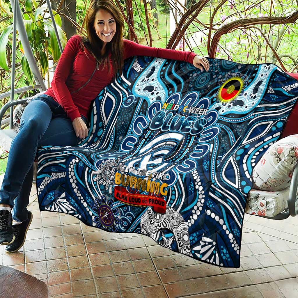 Carlton Blues NAIDOC Week 2024 Quilt Mascot Football