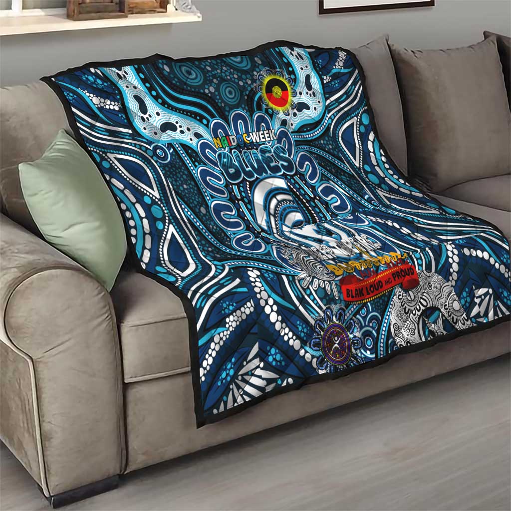 Carlton Blues NAIDOC Week 2024 Quilt Mascot Football